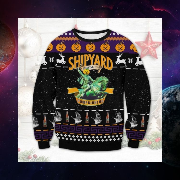 BEST Shipyard Pumpkinhead ugly Christmas sweater 3
