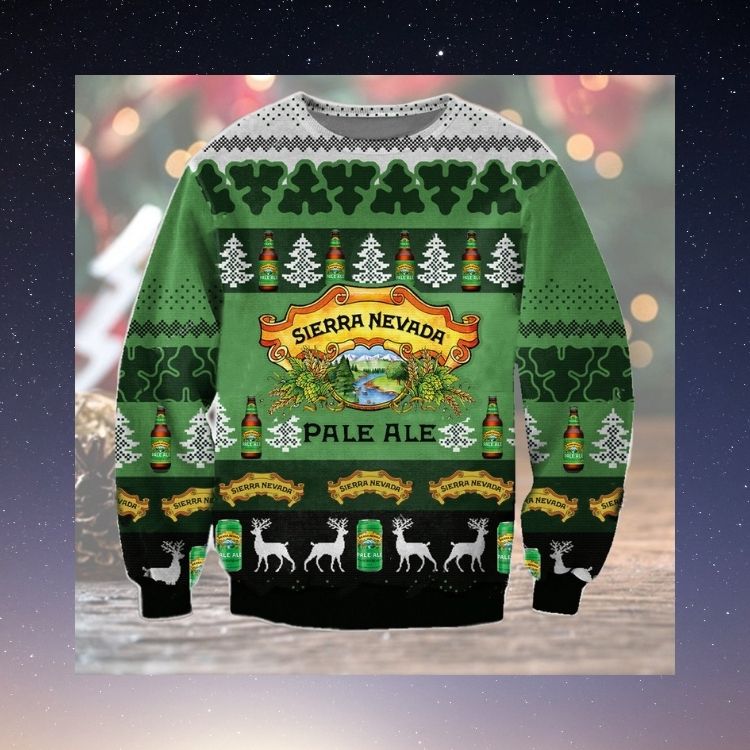 NEW Sierra Nevada Pale Ale Beer ugly Christmas sweater 3