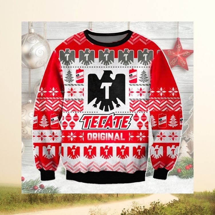 LIMITED Tecate Original Beer ugly Christmas sweater 3