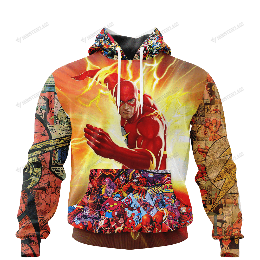 The Flash DC Comics 3d All Over Printed Hoodie