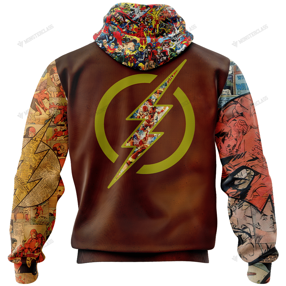 The Flash V2 DC Comics 3d All Over Printed Hoodie 1