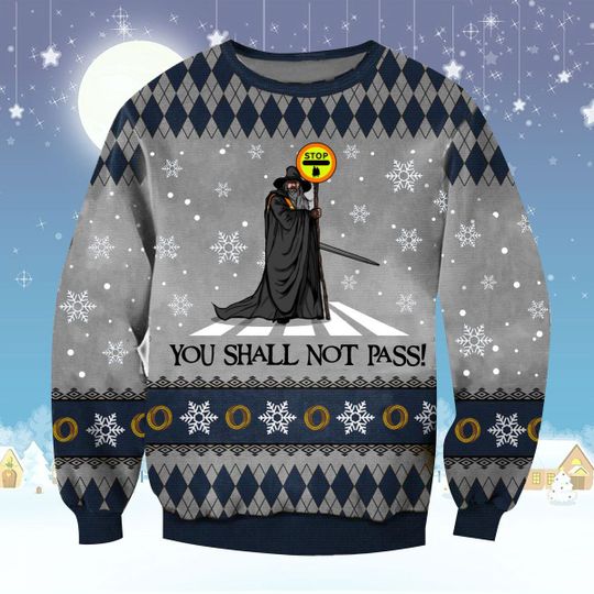 BEST You Shall Not Pass gandalf Ugly Christmas Sweater 2