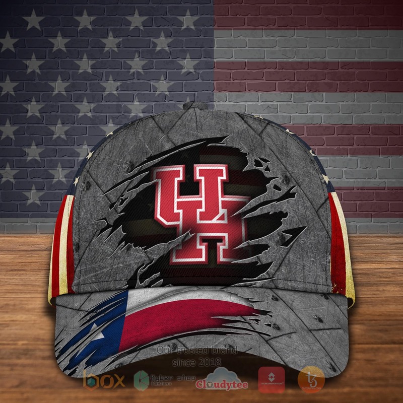 HOT_NCAA_Houston_Cougars_Custom_Name_Cap_1