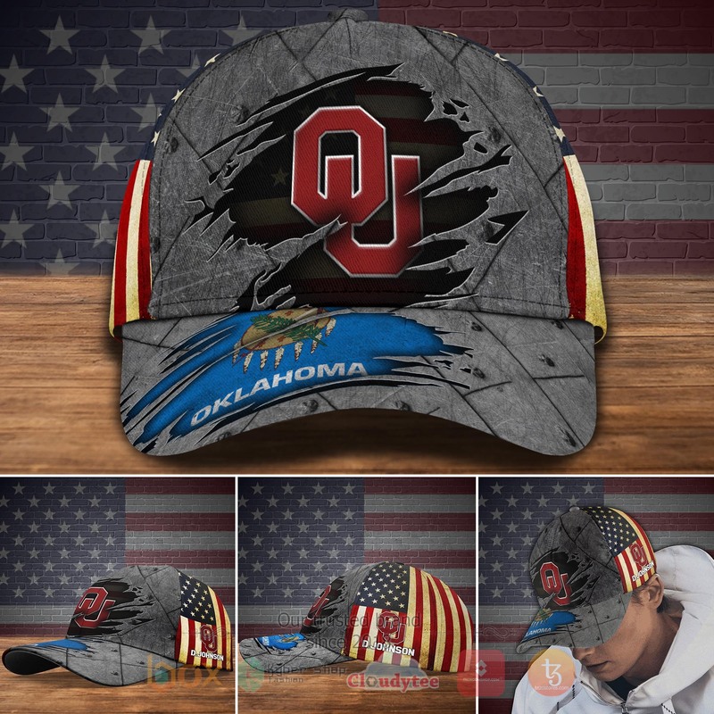 HOT_NCAA_Oklahoma_Sooners_Custom_Name_Cap