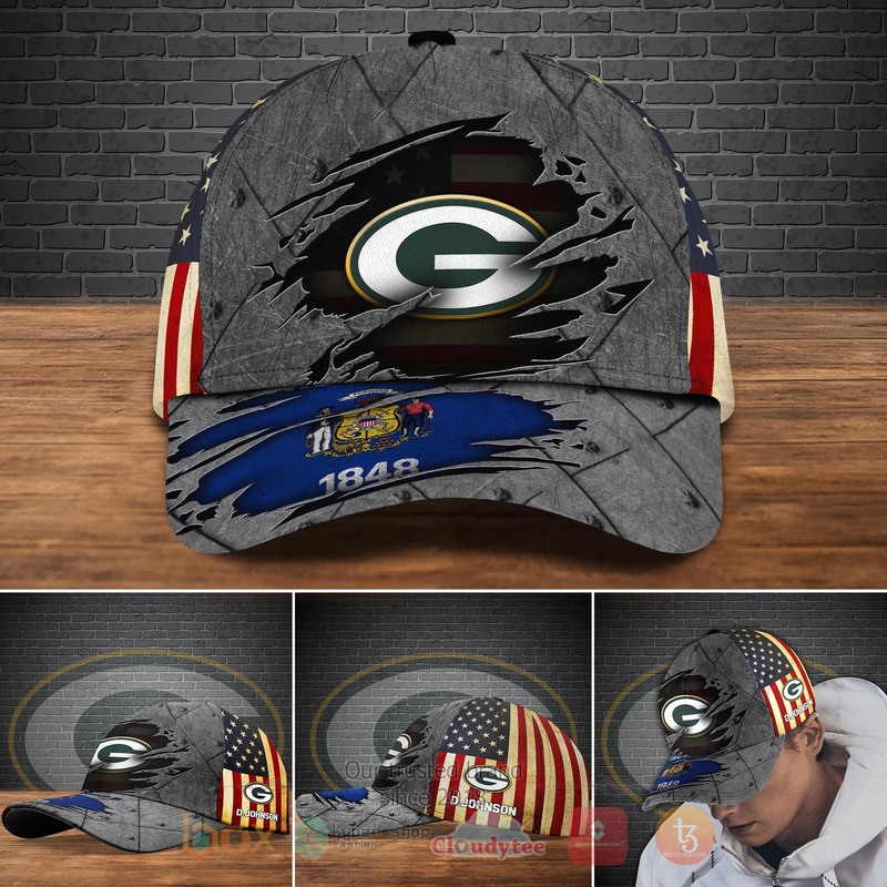 HOT_NFL_Green_Bay_Packers_Custom_Name_Cap