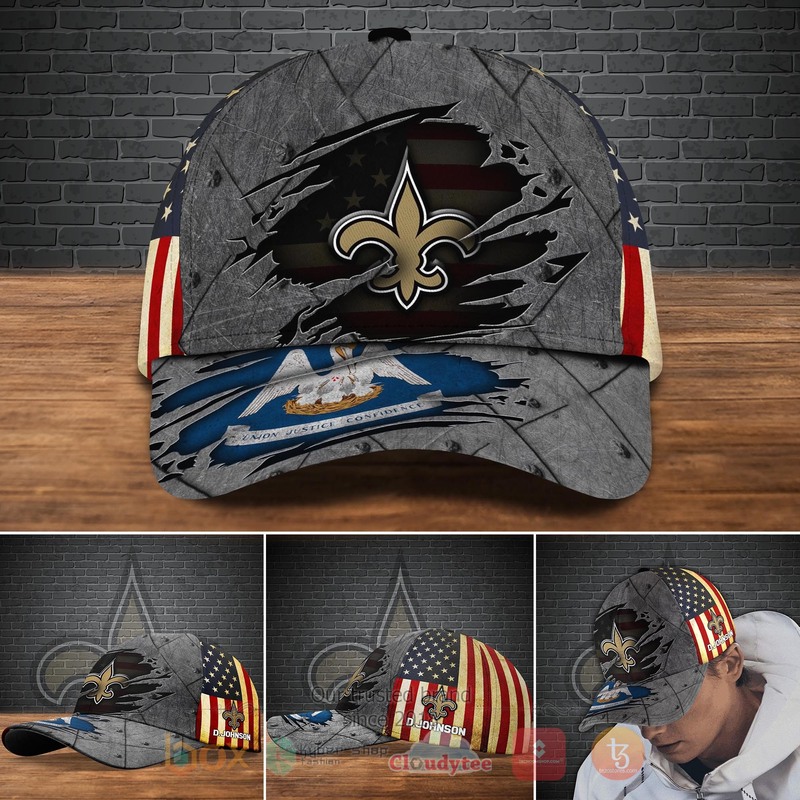 HOT_NFL_New_Orleans_Saints_Custom_Name_Cap