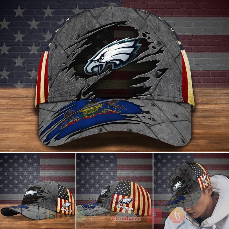 HOT_NFL_Philadelphia_Eagles_Custom_Name_Cap