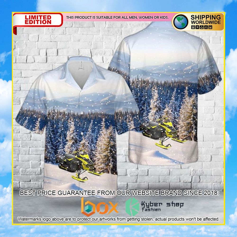 NEW 2022 Renegade X Rs Ski-Doo Snowmobiles 3D Hawaii Shirt 7