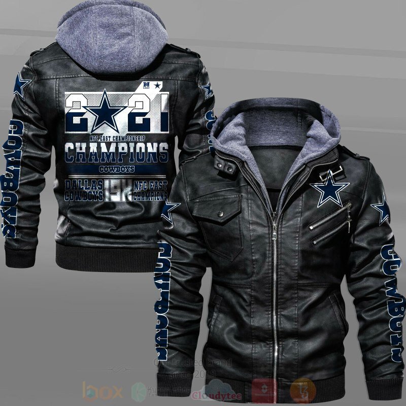 HOT NFC Dallas Cowboys Leather Jacket 2D - Boxbox Branding-Luxury t ...