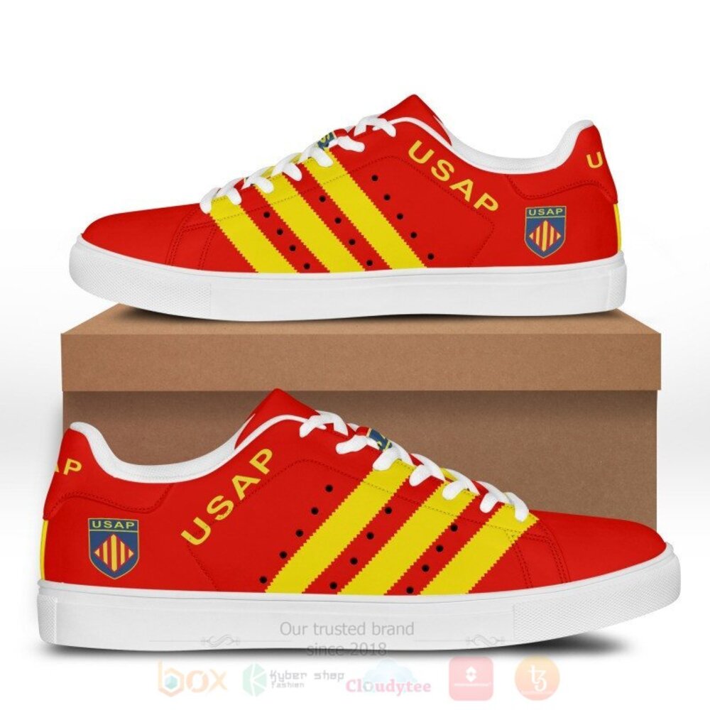 USA_Perpignan_Red_Stan_Smith_Low_Top_Shoes_1