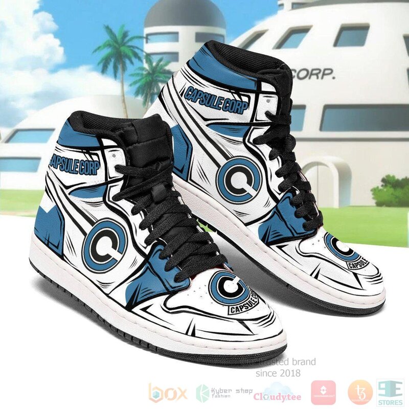 Capsule_Corp_Sneakers_Custom_Anime_Dragon_Ball_Air_Jordan_High_Top_Shoes_1
