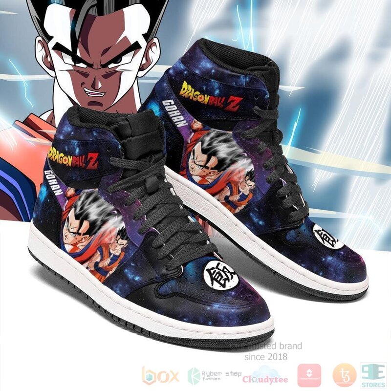 Gohan_Sneakers_Galaxy_Custom_Anime_Dragon_Ball_Air_Jordan_High_Top_Shoes_1