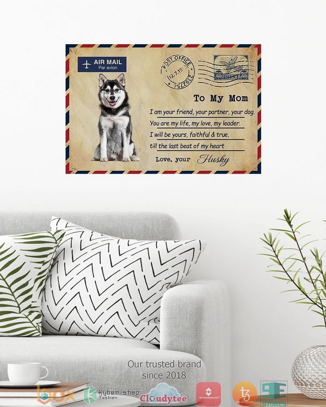 Air_Mail_To_my_mom_Husky_Poster_1
