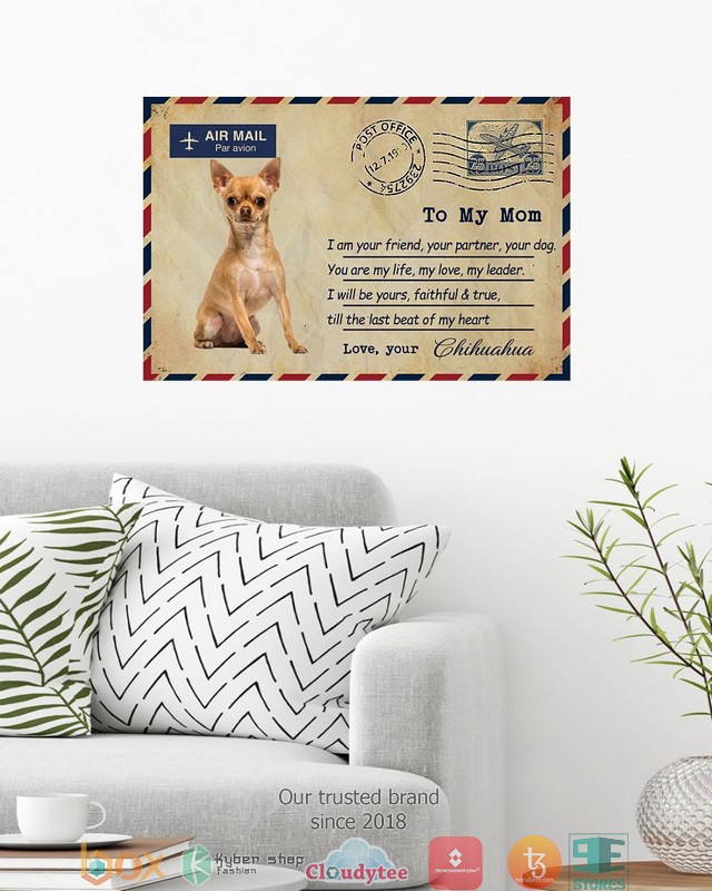 Air_Mail_To_my_mom_Love_your_Tan_Chihuahua_Poster