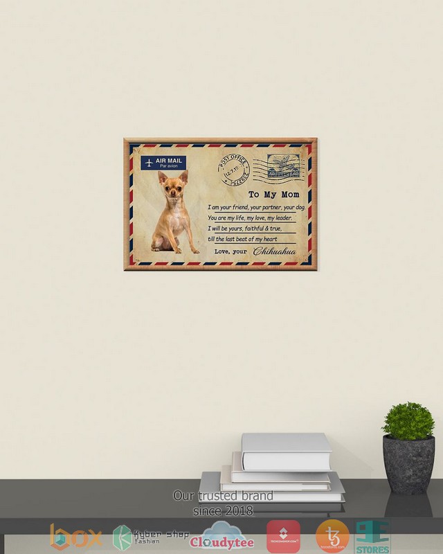Air_Mail_To_my_mom_Love_your_Tan_Chihuahua_Poster_1