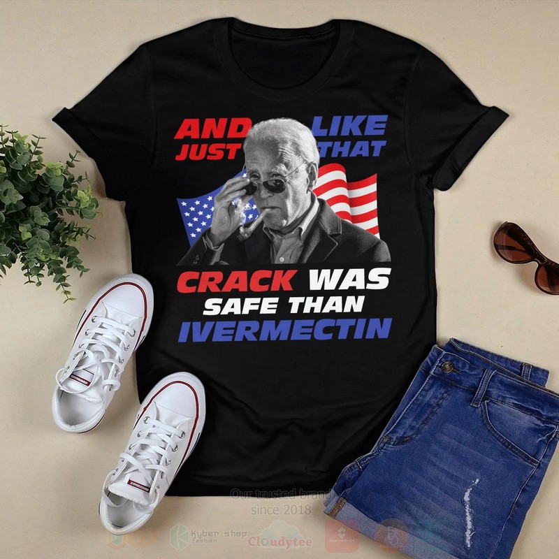 And_Just_Like_That_Crack_Was_Safe_Than_Ivermectin_Long_Sleeve_Tee_Shirt_1