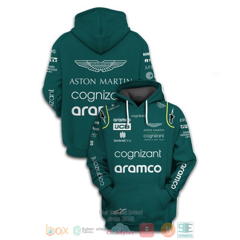 BEST Aston Martin Aramco Cognizant 3D shirt, hoodie - Boxbox Branding ...