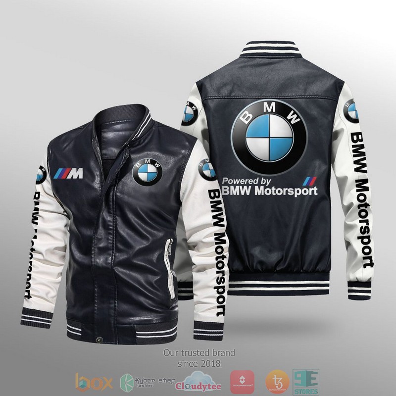 NEW BMW Leather Bomber Jacket - Express your unique style with BoxBoxShirt