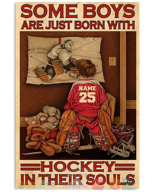 Personalized_Some_boys_are_just_born_with_hockey_in_their_souls_custom_poster