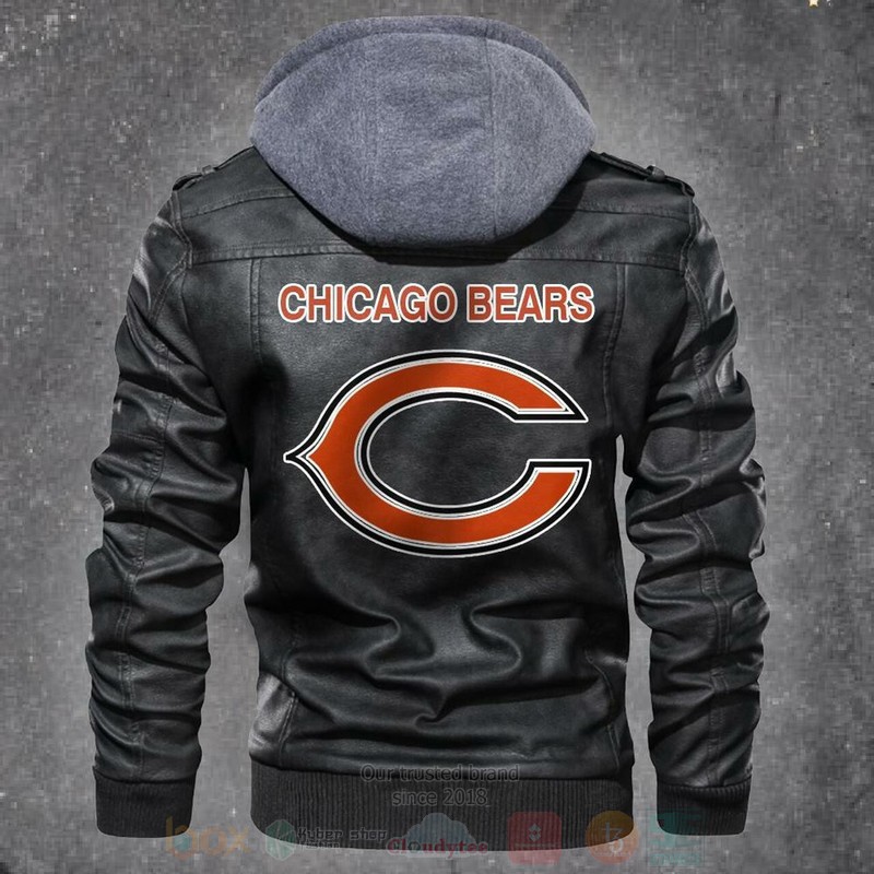 Chicago_Bears_NFL_Football_Motorcycle_Leather_Jacket