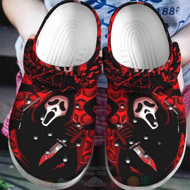 HOT Ghostface Horror Crocs Shoes - Boxbox Branding-Luxury t-shirts ...