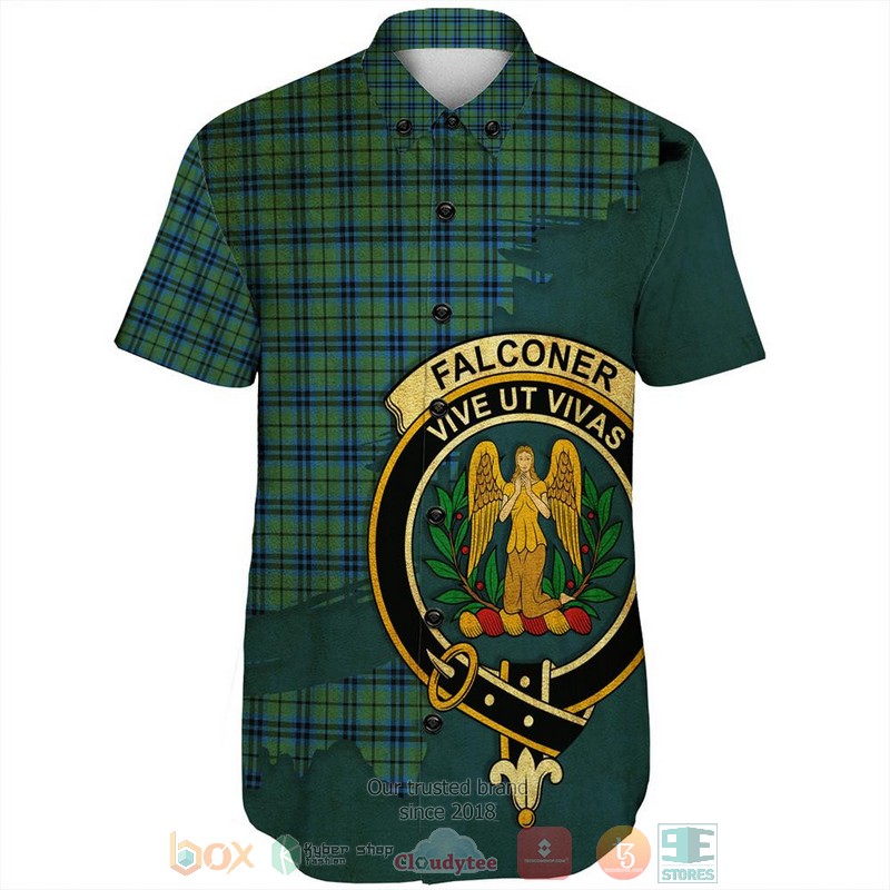 Personalized_Falconer_Tartan_Crest_Custom_Hawaiian_Shirt_1