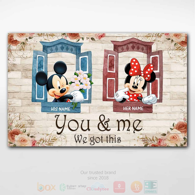 Personalized_Mickey_Mouse_With_Minnie_Mouse_We_Got_This_Poster
