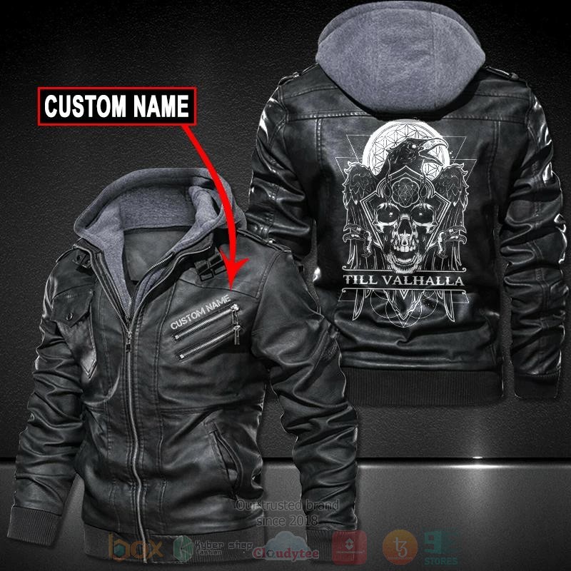 HOT Till Valhalla Custom Name Inspired Leather Jackets - Express your ...