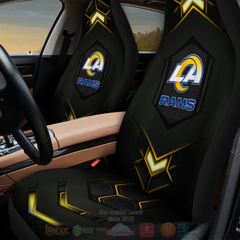 NFL_Los_Angeles_Rams_Yellow-Black_Car_Seat_Cover