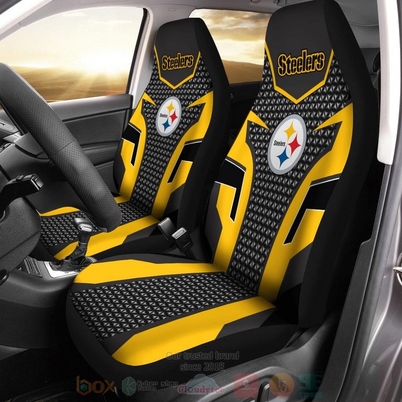 NFL_Pittsburgh_Steelers_Grey-Yellow_Car_Seat_Cover