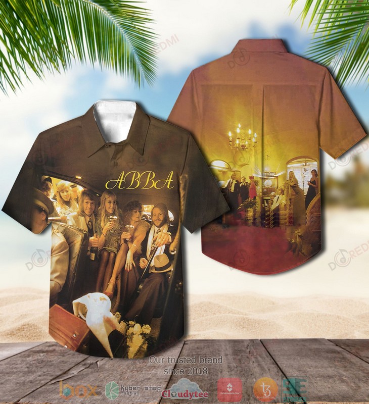 ABBA_ABBA_album_Short_Sleeve_Hawaiian_Shirt