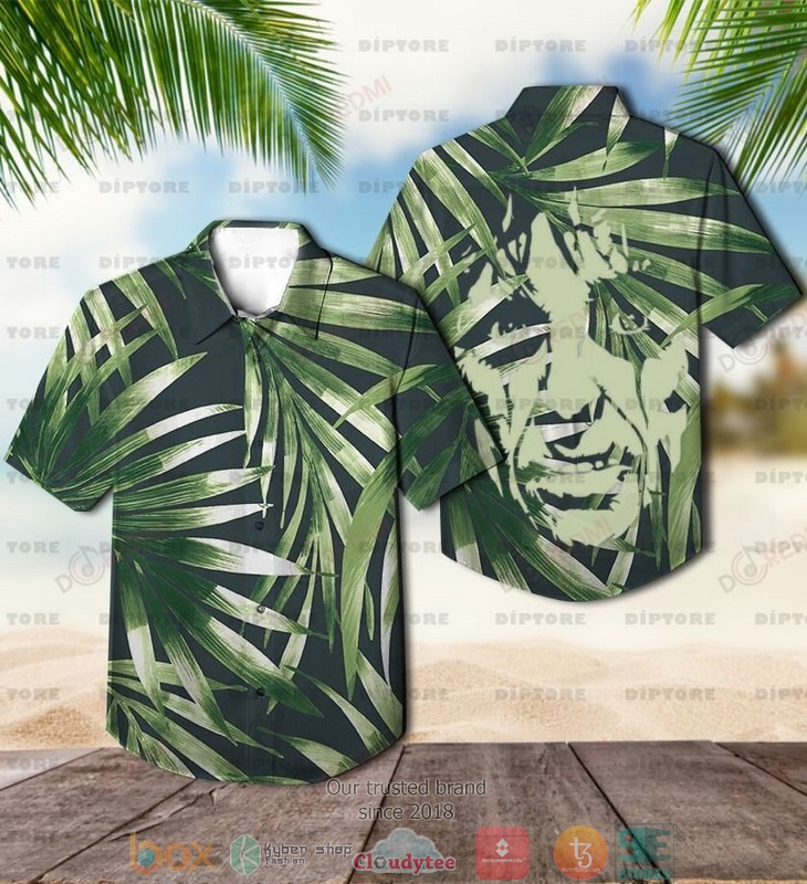 Alice_Cooper_Tropical_leaf_Short_Sleeve_Hawaiian_Shirt