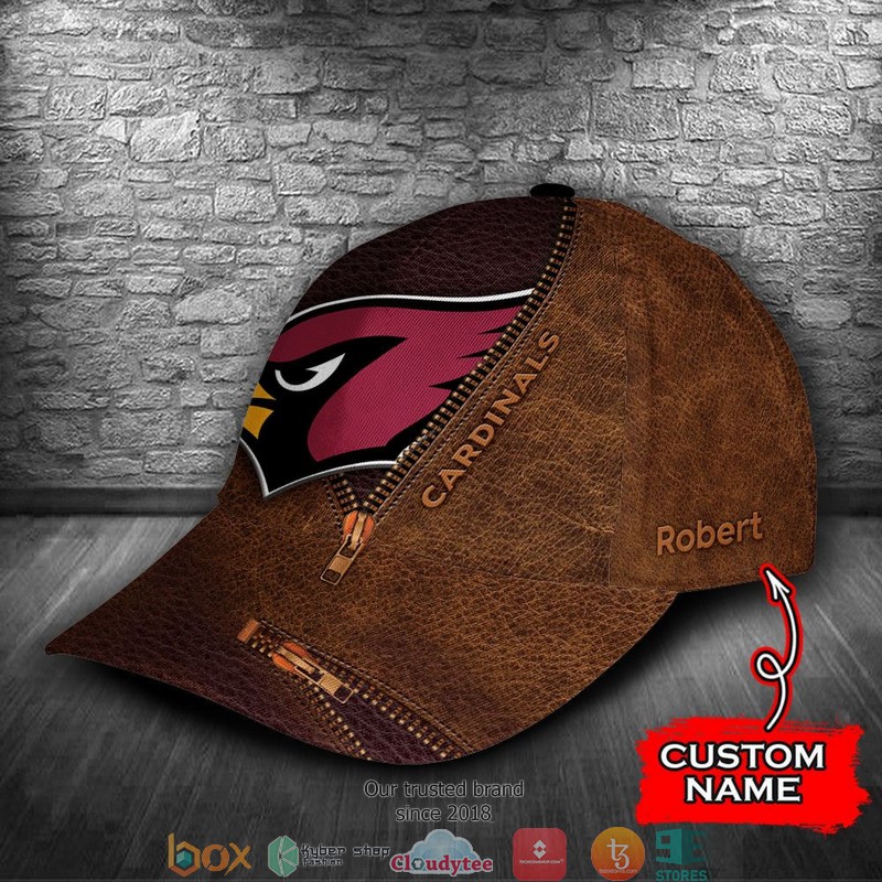 Arizona_Cardinals_Luxury_NFL_Brown_Custom_Name_Cap_1