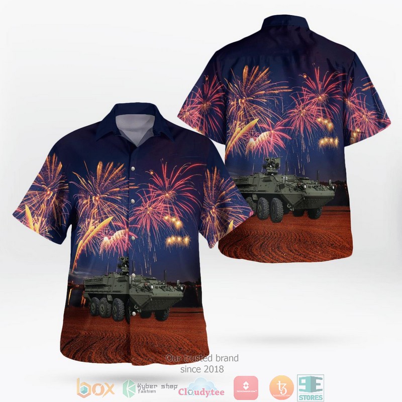 Army_M1120_Stryker_Armored_personnel_carrier_4th_Of_July_Hawaiian_Shirt