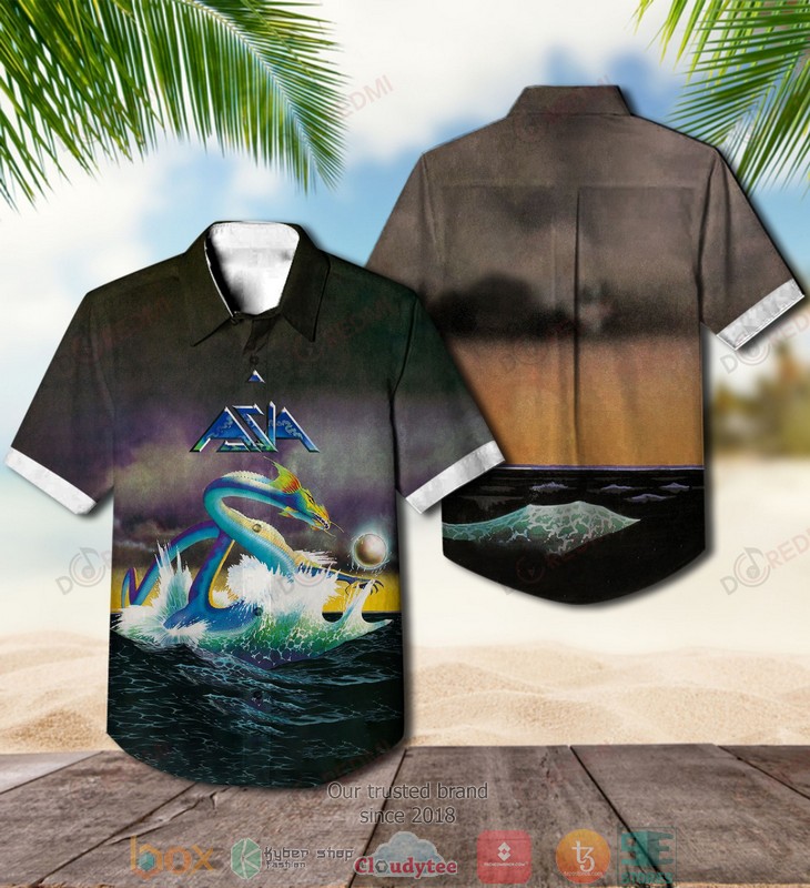 Asia_band_Asia_Night_Ocean_Short_Sleeve_Hawaiian_Shirt