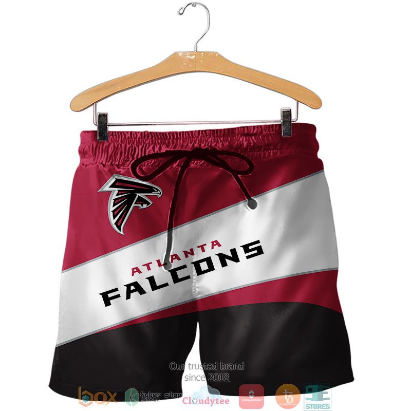 Atlanta_Falcons_Red_White_Hawaiian_Shorts