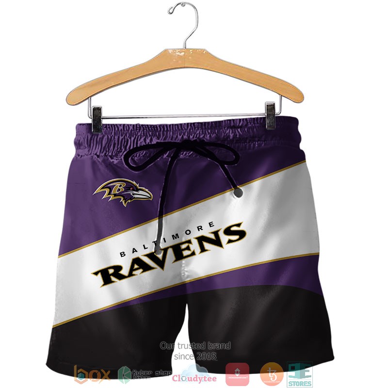 Baltimore_Ravens_Purple_Hawaiian_Shorts
