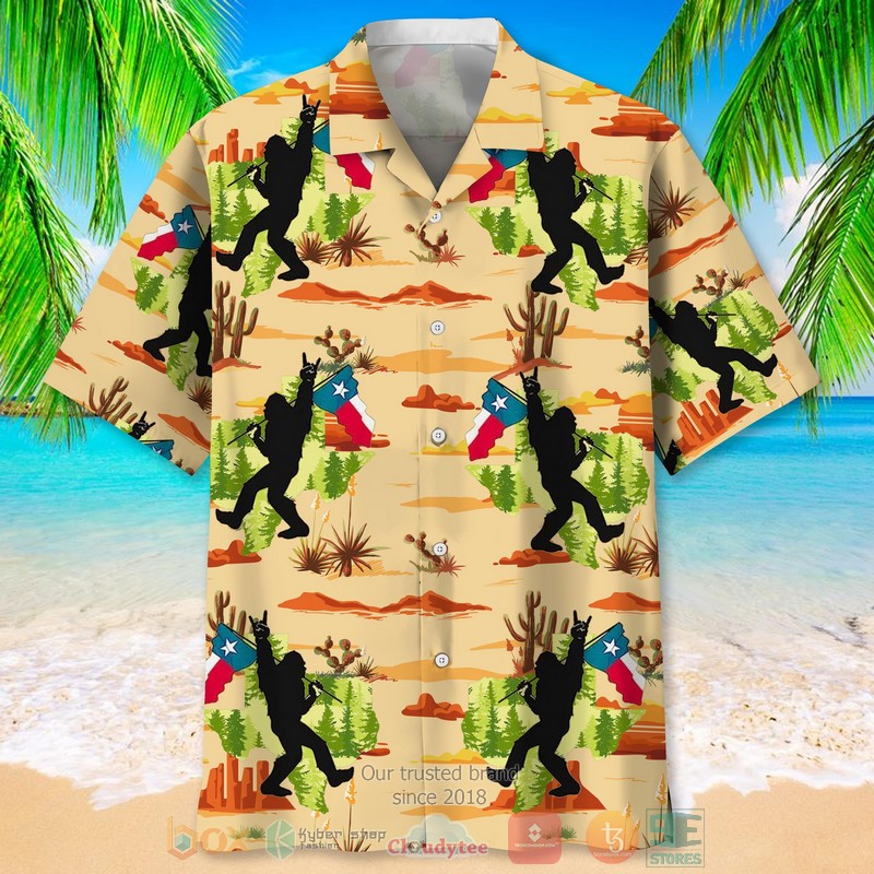 Bigfoot_Texas_Hawaiian_Shirt_1