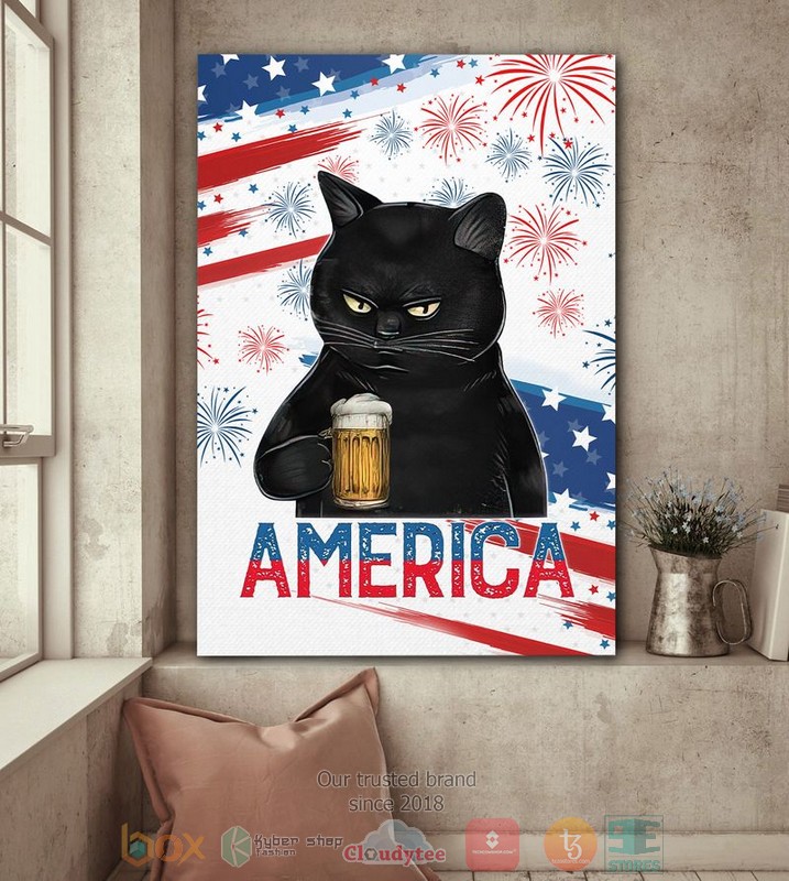 Black_Cat_beer_America_Independence_Day_Canvas