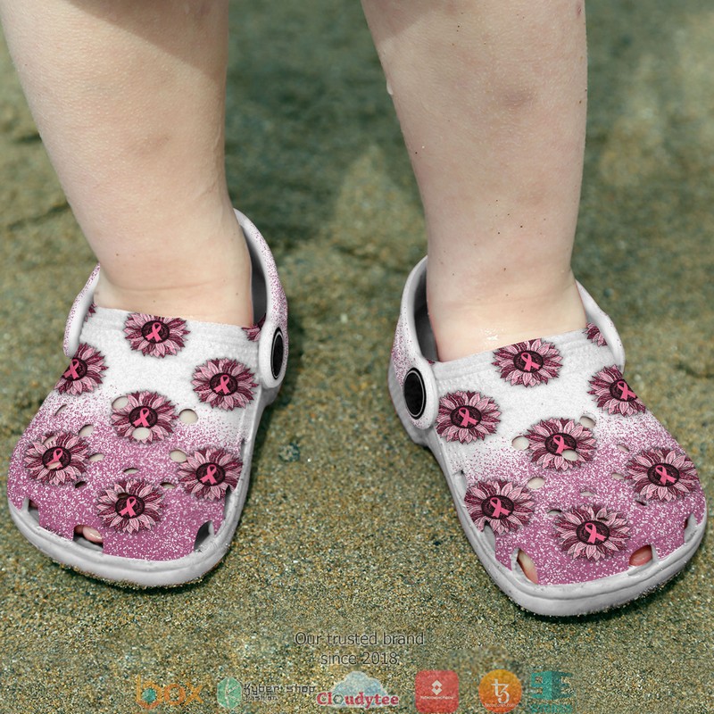Breast_Cancer_Sunflower_Crocband_Shoes_1_2_3_4