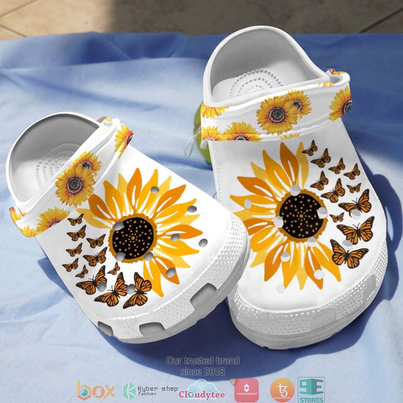 Butterfly_Sunflower_Crocband_Shoes