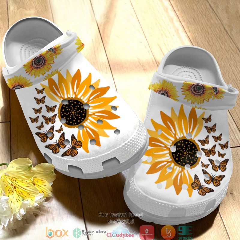 Butterfly_Sunflower_Crocband_Shoes_1