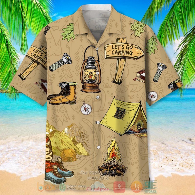 Camping_pattern_Hawaiian_Shirt_1