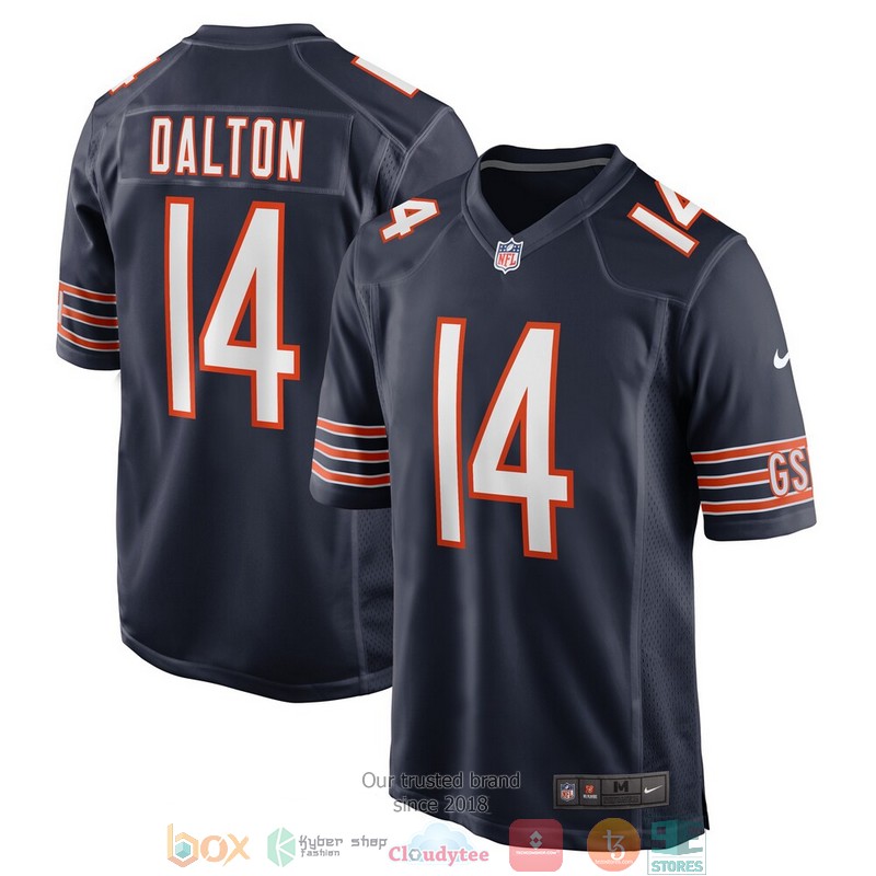 Chicago_Bears_Andy_Dalton_Navy_Game_Football_Jersey