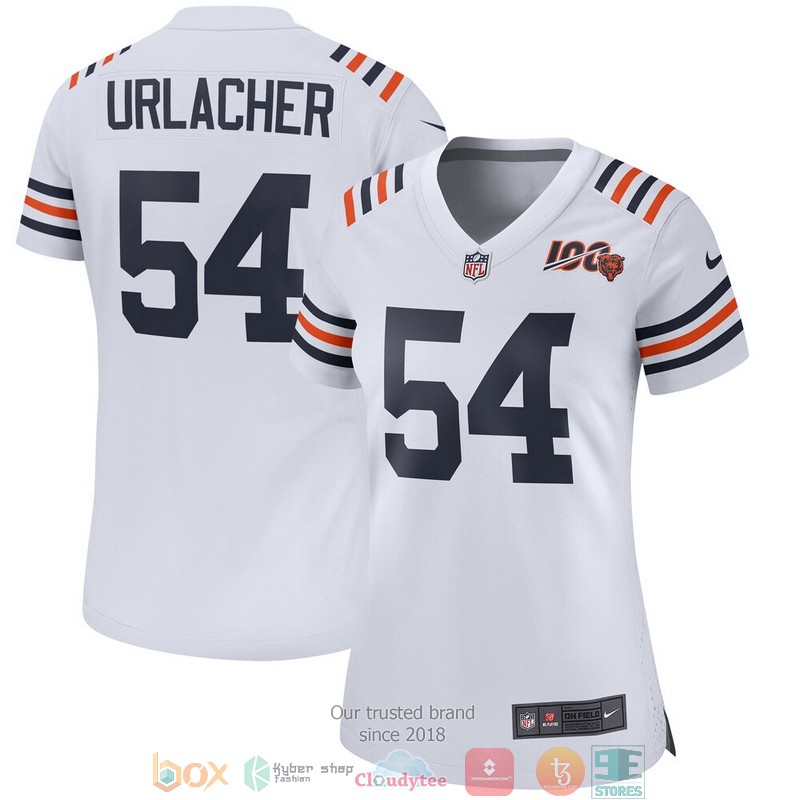 Chicago_Bears_Brian_Urlacher_White_2019_100th_Season_Alternate_Classic_Retired_Football_Jersey