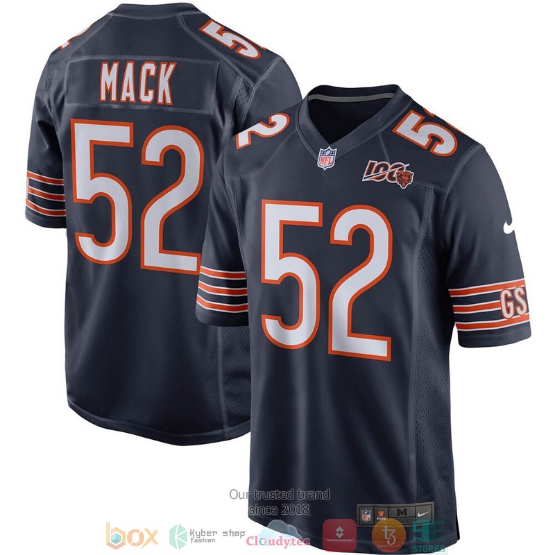Chicago_Bears_Khalil_Mack_Navy_100th_Season_Football_Jersey