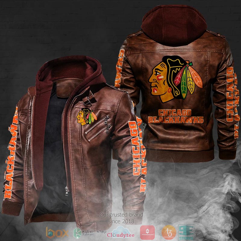 Chicago_Blackhawks_Leather_Jacket