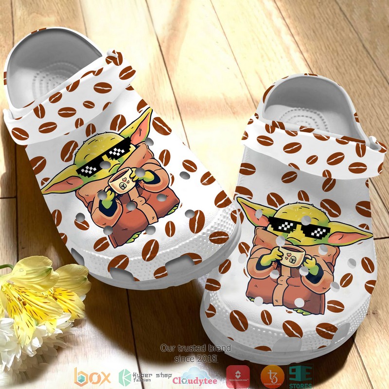 Coffee_Spelled_Crocband_Shoes_1