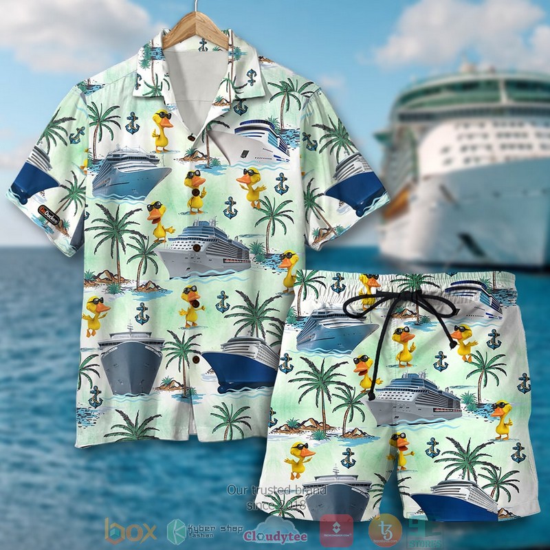 Cruising_Duck_Palm_Tree_Pattern_Hawaiian_Shirt_shorts_1_2
