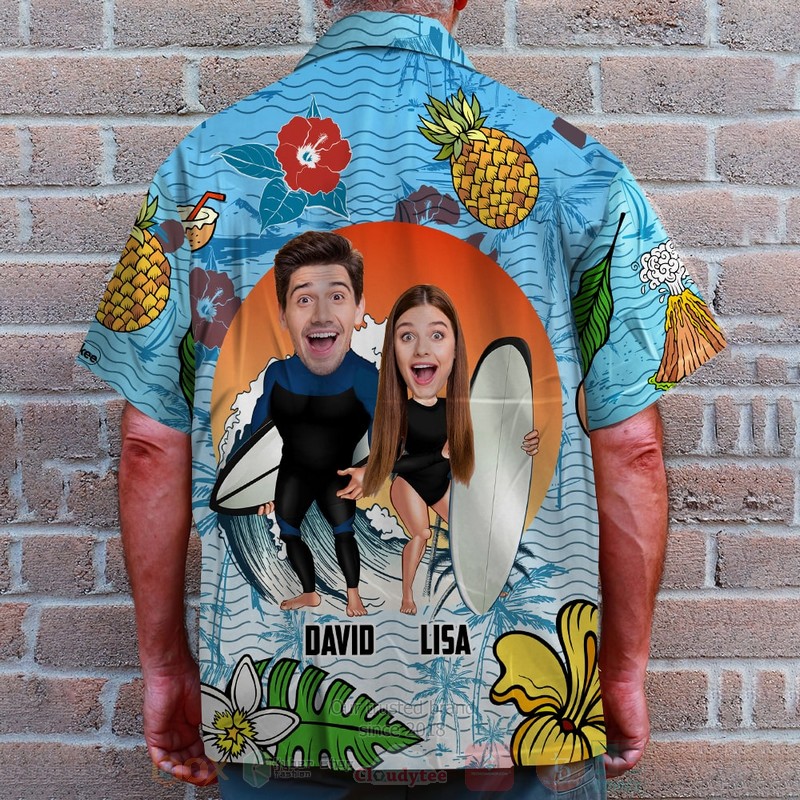 Custom_Surfing-Laughing_Couple_Hawaiian_Shirt_Short_1_2_3_4